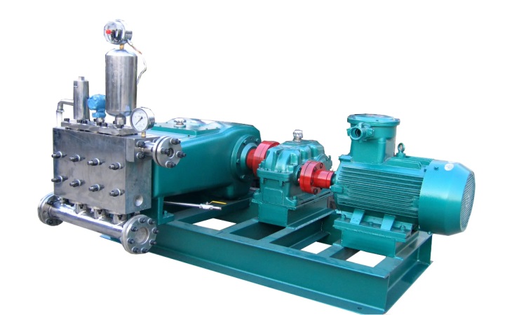 Three plunger high-pressure reciprocating pump