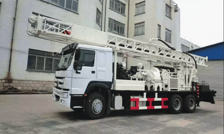 truck mounted water well drilling rig