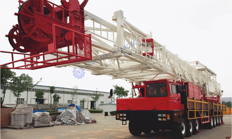 Truck mounted workover rig ready for delivery_副本