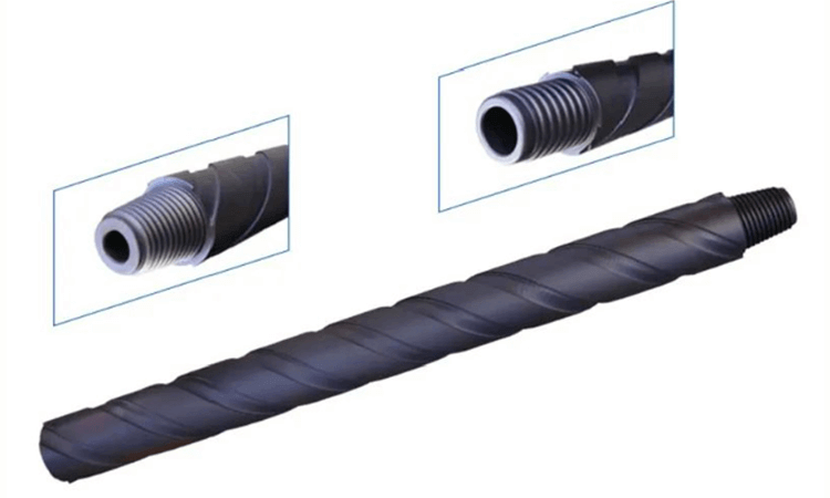 spiral drill pipe